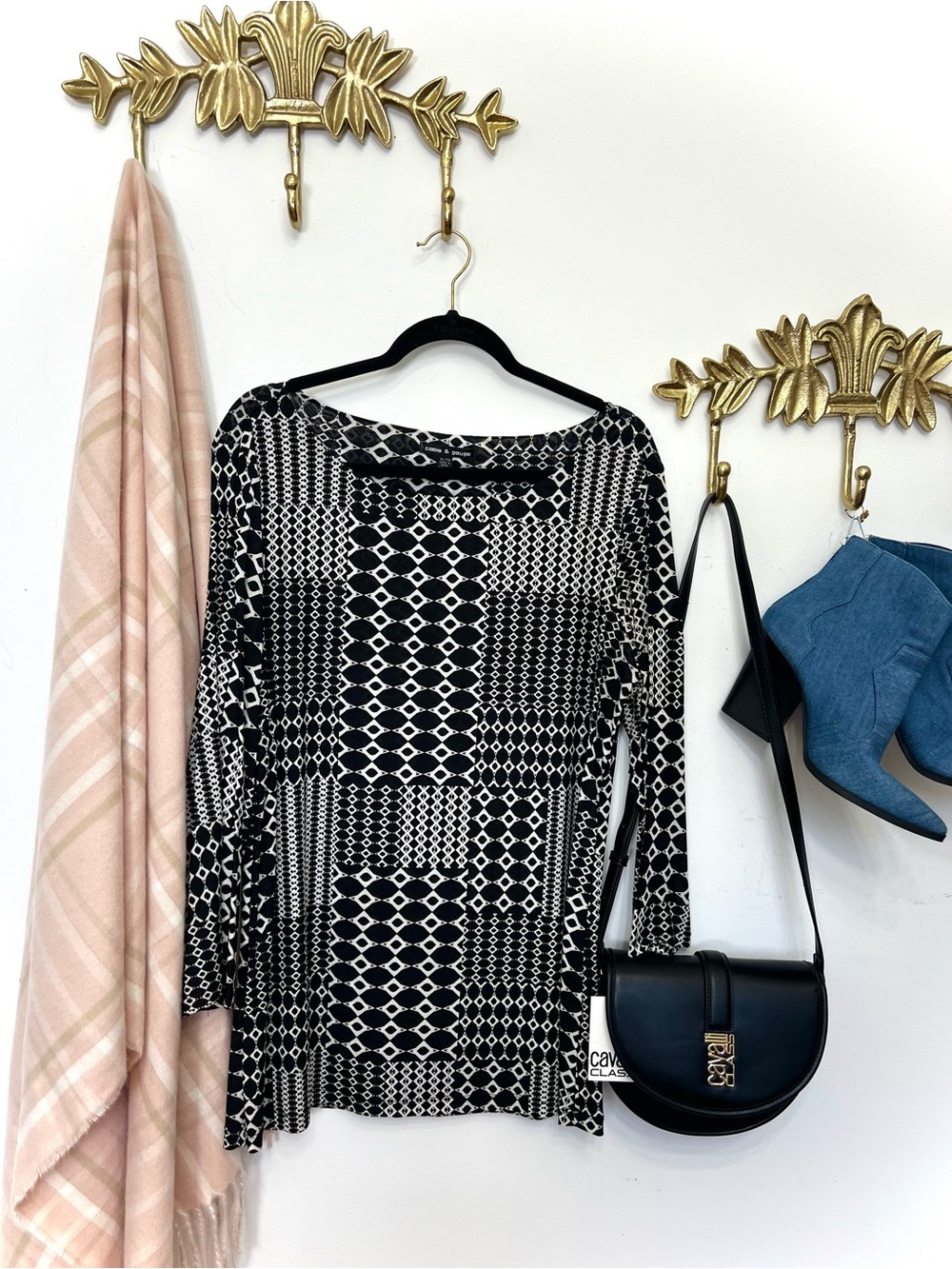 Fall cable& gauge chic contemporary top Xl